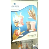 banner para sorvete italiano preço Maceió